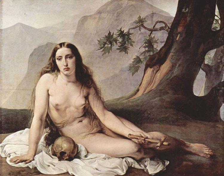 Francesco Hayez The Penitent Mary Magdalene oil painting picture